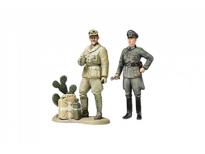 WWII Wehrmacht Officer and Africa Corps Tank Crewman - image 1