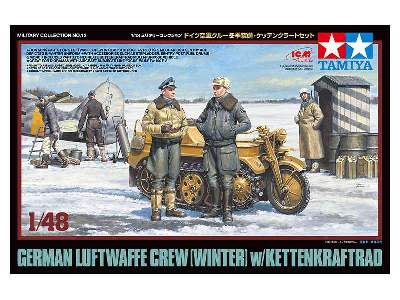 German Luftwaffe Crew (Winter) w/Kettenkraftrad - image 2