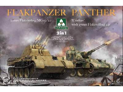 Flakpanzer Panther 20mm Flakvierling MB151/20 & Coelian w/37m  - image 1