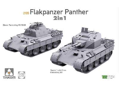 Flakpanzer Panther 20mm Flakvierling MB151/20 & Coelian w/37m  - image 2