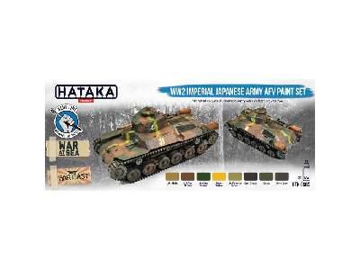 Htk-bs69 WW2 Imperial Japanese Army Afv Paint Set - image 3