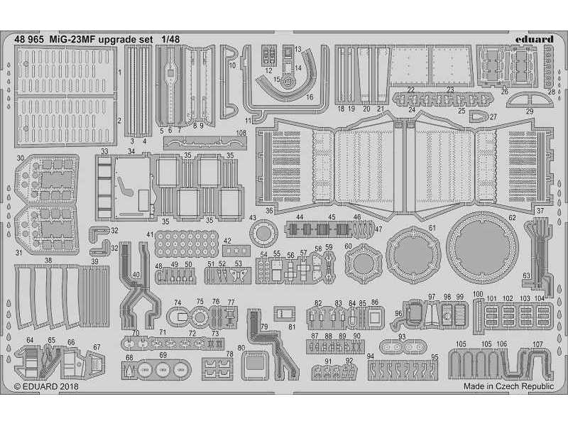 MiG-23MF upgrade set 1/48 - image 1