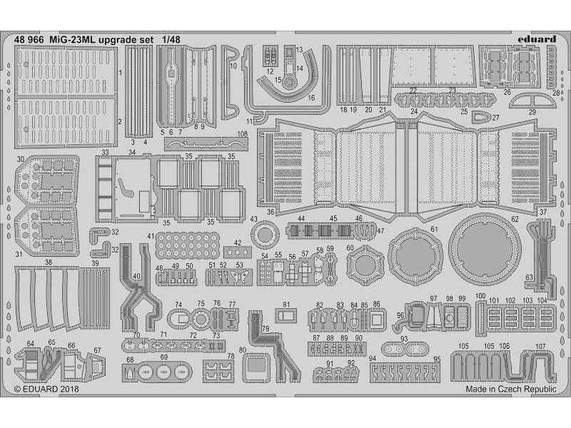 MiG-23ML upgrade set 1/48 - image 1