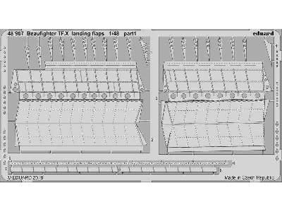 Beaufighter TF. X landing flaps 1/48 - Revell - image 1