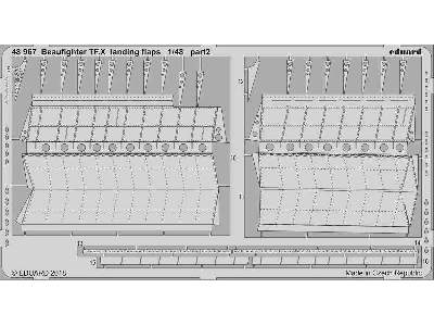 Beaufighter TF. X landing flaps 1/48 - Revell - image 2