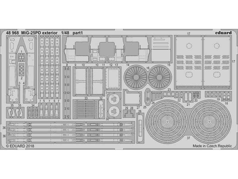 MiG-25PD exteriér 1/48 - Icm - image 1