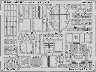 MiG-25PD exteriér 1/48 - Icm - image 2