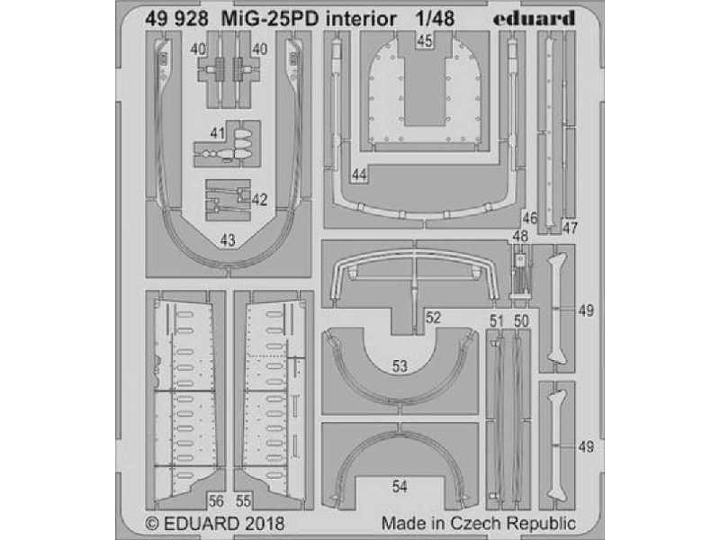 MiG-25PD interior 1/48 1/48 - image 1