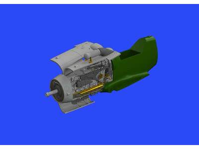 Bf 109G-6/ U4 engine 1/48 - Tamiya - image 1