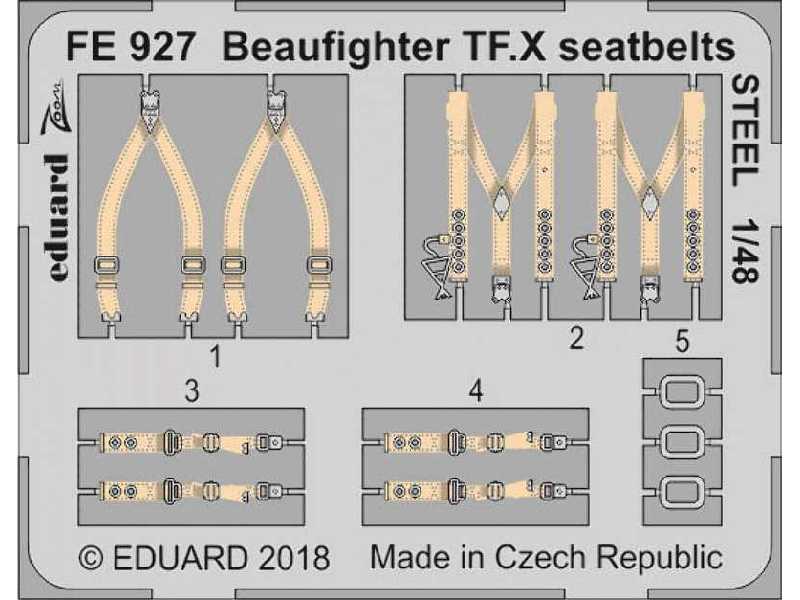 Beaufighter TF. X seatbelts STEEL 1/48 - Revell - image 1