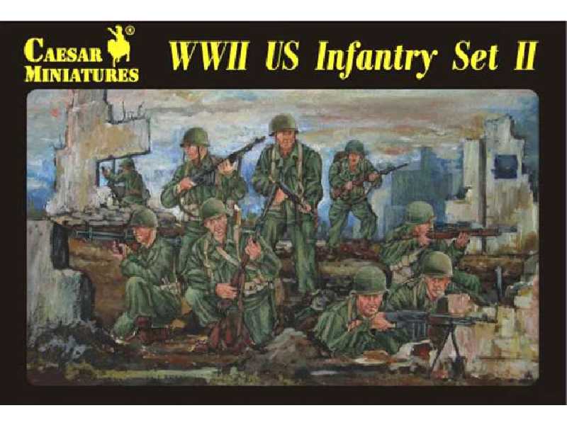 Soldiers 1/72 wwii us infantry set II-Caesar miniatures h071 