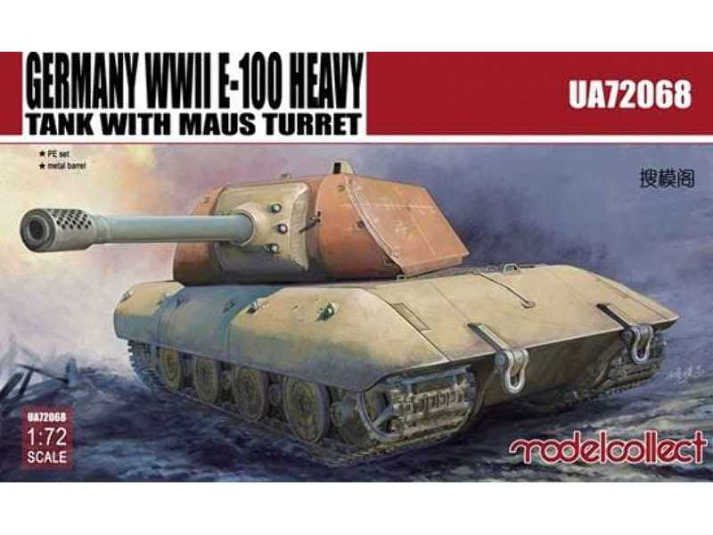 Germany WWii E-100 Heavy Tank With Mouse Turret - image 1