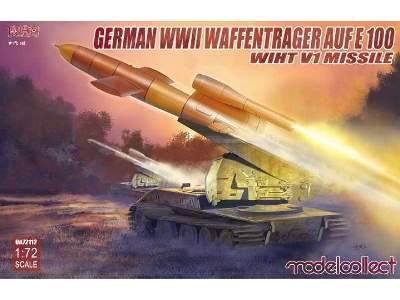 German WWii Waffenträger Auf E-100 With V1 Missile - image 1
