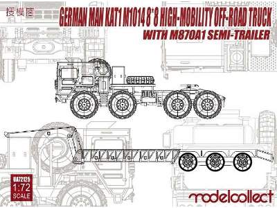 German Man Kat1 M1014 8x8 High-mobility Off-road Truck With M870 - image 1