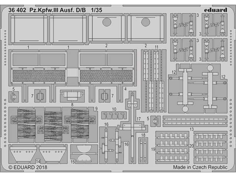 Pz. Kpfw. III Ausf.  D/ B 1/35 - image 1
