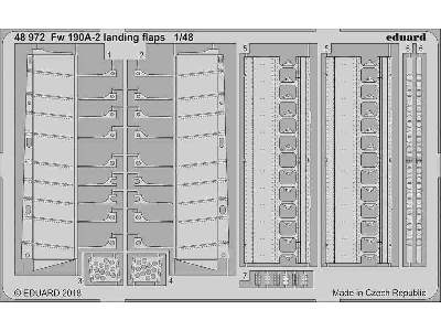 Fw 190A-2 landing flaps 1/48 - image 1