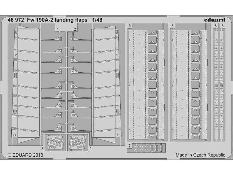 Fw 190A-2 landing flaps 1/48 - image 1