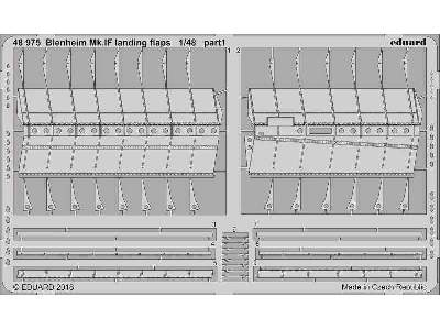 Blenheim Mk. IF landing flaps 1/48 - Airfix - image 1