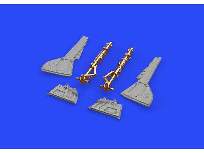 Fw 190A-5 undercarriage legs BRONZE 1/48 - image 1