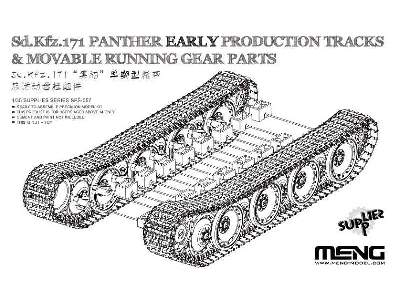 Sd.Kfz.171 Panther Early Production Tracks & Movable Running Gea - image 1
