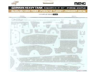 German Heavy Tank Sd.Kfz.182 King Tiger (Porsche Turret) Zimmeri - image 1