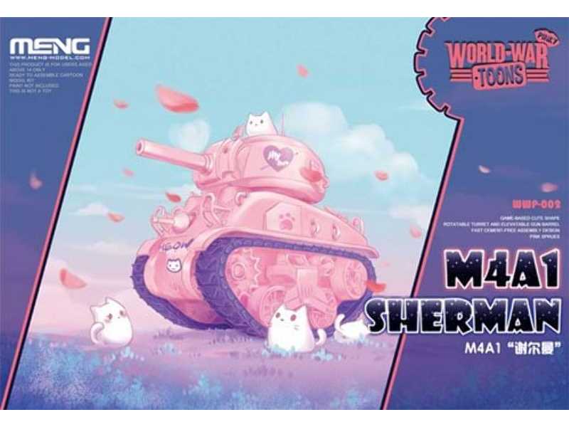 World-war Toons M4a1 Sherman - image 1