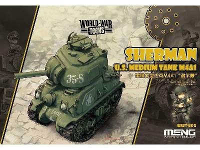 World War Toons -  U.S. Medium Tank M4a1 Sherman - image 1