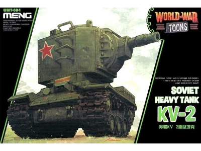 World War Toon Soviet Heavy Tank Kv-2 - image 1