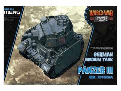 World War Toon German Medium Tank Panzer Iii - image 1