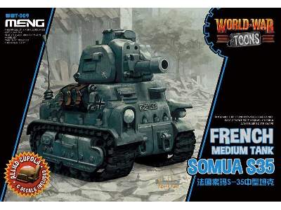 World-war Toons French Medium Tank Somua S35 - image 1