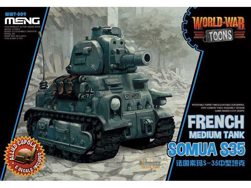 World-war Toons French Medium Tank Somua S35 - image 1