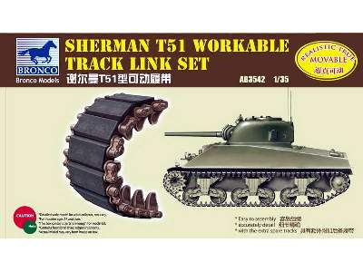 Sherman T51 Workable Track Link Set - image 1