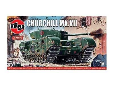 Airfix Vintage Classics - Churchill Mk.VII Tank - image 1