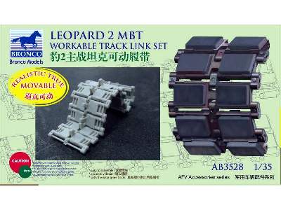 Leopard 2 MBT Workable Track Link Set - image 1