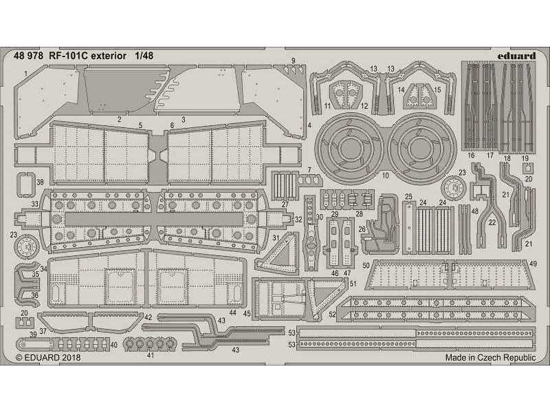 RF-101C exterior 1/48 - Kitty Hawk - image 1