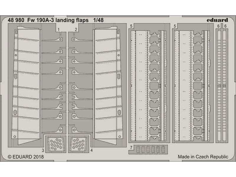 Fw 190A-3 landing flaps 1/48 - image 1