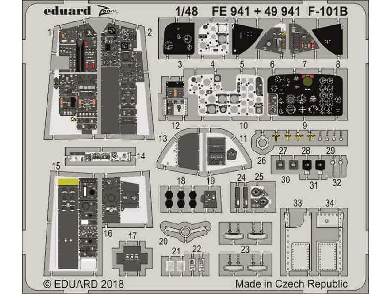 F-101B interior 1/48 - Kitty Hawk - image 1