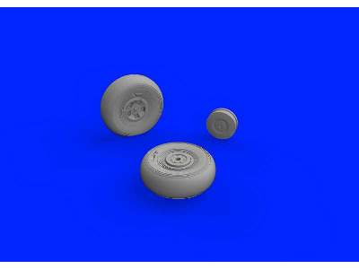 Tempest Mk. V wheels early 1/48 - Eduard - image 2