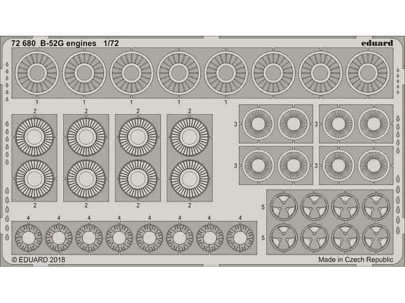 B-52G engines 1/72 - image 1