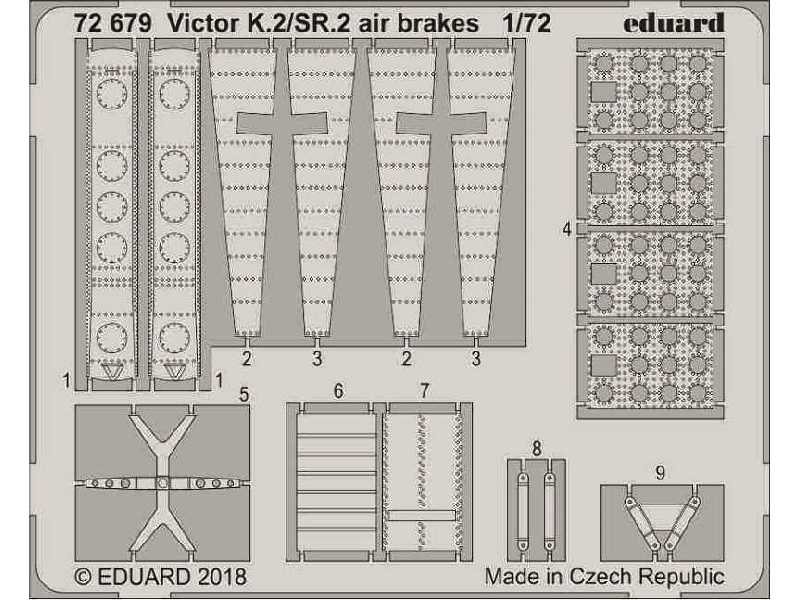 Victor K.2/ SR.2 airbrakes 1/72 - image 1
