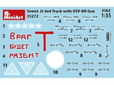 Soviet 2t 6x4 Truck &#038; 76-mm USV-BR Gun - image 6