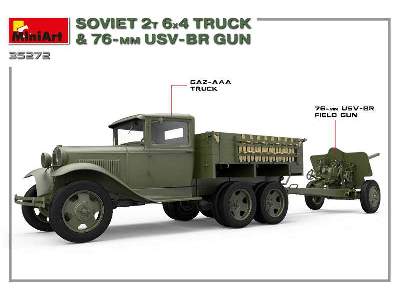 Soviet 2t 6x4 Truck &#038; 76-mm USV-BR Gun - image 49