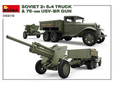 Soviet 2t 6x4 Truck &#038; 76-mm USV-BR Gun - image 50