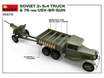 Soviet 2t 6x4 Truck &#038; 76-mm USV-BR Gun - image 51