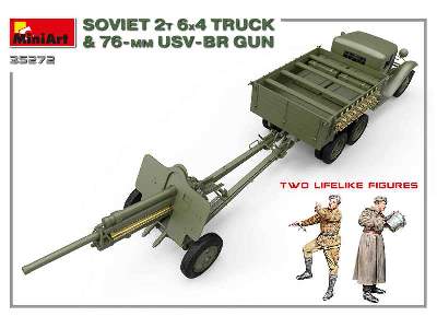 Soviet 2t 6x4 Truck &#038; 76-mm USV-BR Gun - image 53