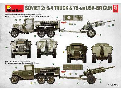 Soviet 2t 6x4 Truck &#038; 76-mm USV-BR Gun - image 55