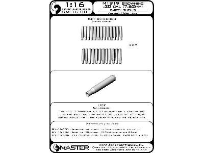M1919 Browning .30 Caliber (7,62mm) - Łuski (25sztuk) - image 1