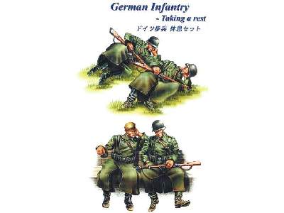 German Infantry - Taking a rest - image 1