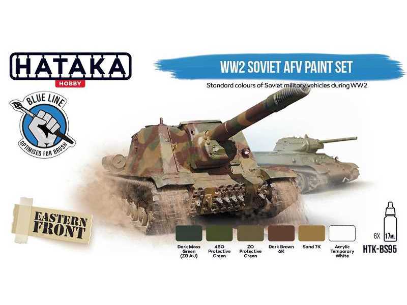 WW2 Soviet Afv Paint Set - image 1