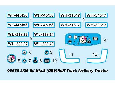 Sd.Kfz.8 (Db9)half-track Artillery Tractor - image 3